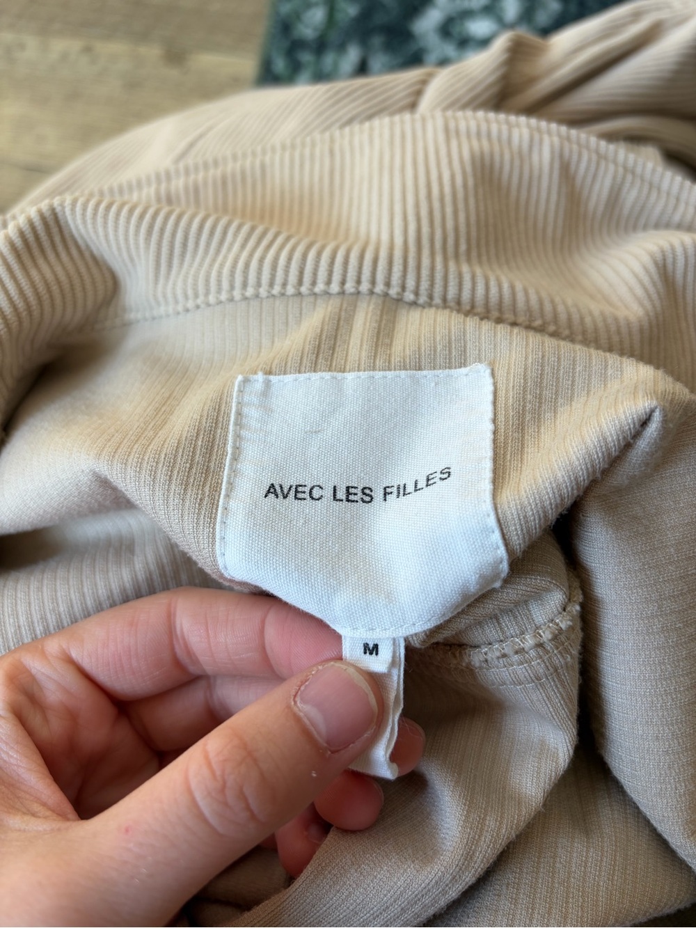 Avec Les Filles Cream Corduroy Jacket - Picture 3 of 10